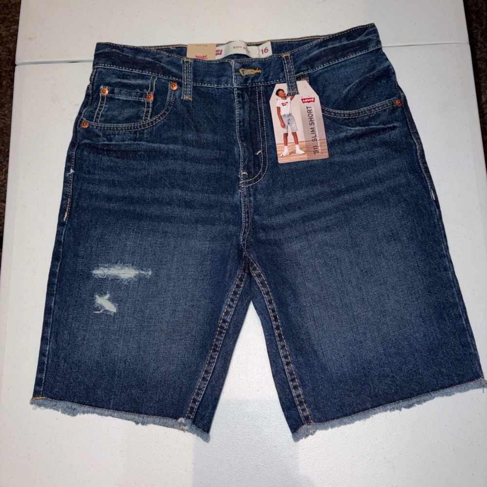 511 Levi’s Slim Short With Adjustable Waistband Size 16 Reg